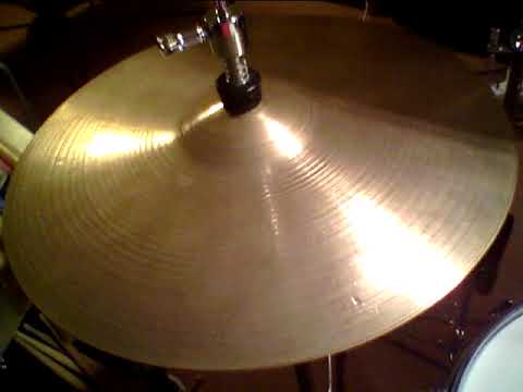 Zildjian 13" A. Zildjian Small Stamp 1957 - 1960 Thin Hats (624 & 753) image 7