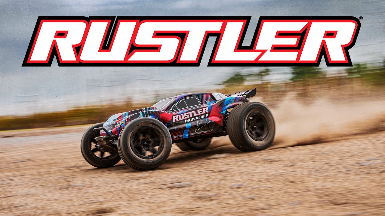 Traxxas Rustler 1:10 VX3 RTR čierny