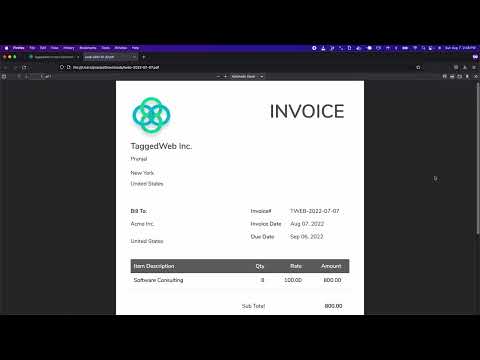 Invoice Creation