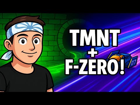TMNT Rescue Palooza + F-Zero (SNES) – Early Stream Retro Bangers!