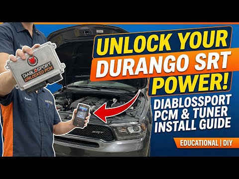 DiabloSport i3 tuner and unlocked PCM install in my Durango SRT
