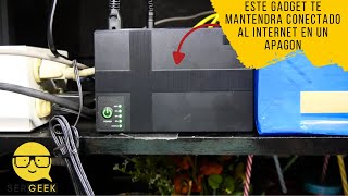 Mini UPS para modem no vuelvas a perder tu WIFI en un apagon