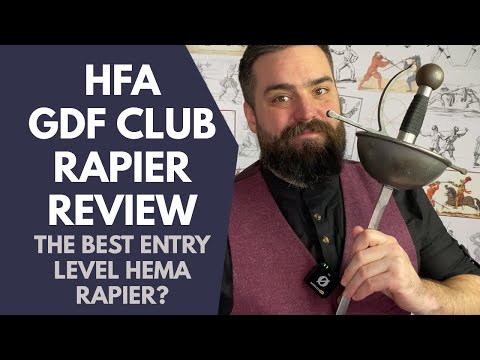 HFA Club RAPIER GDF Review - the BEST entry level rapier?