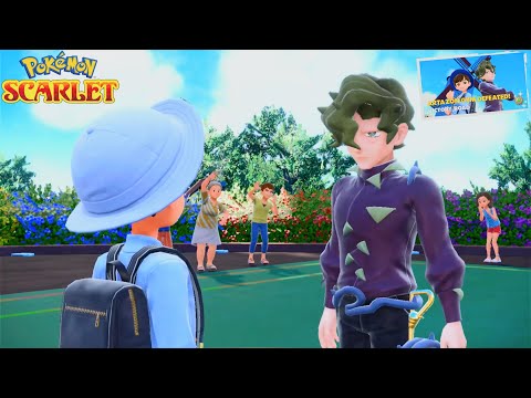 Pokémon Scarlet & Violet - Brassius First Gym leader Artazon & Gym Test Fine All Sunflora
