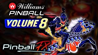 A Look at Williams Pinball Volume 8! - EarthShaker, Banzai Run, Black Knight 2000