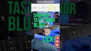 Quick &amp; Tasty A Minor Blues Lick // SHORT 'N EASY BLUES LICK 18 #shorts