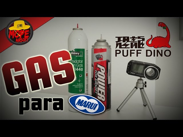 Vídeo relacionado con ECOMMUR. Green Gas Puff Dino 12kg (600ml) | Recomendado para Armas de Airsoft. Lubricante Incorporado. 600 ml.