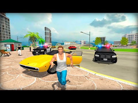 US Police Helicopter Coach Bus and Ambulance Go to Town VI Simulator - Android Gameplay.