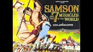 SAMSON and the 7 MIRACLES of the WORLD, Gordon Scott, 1961. Best color trailer.