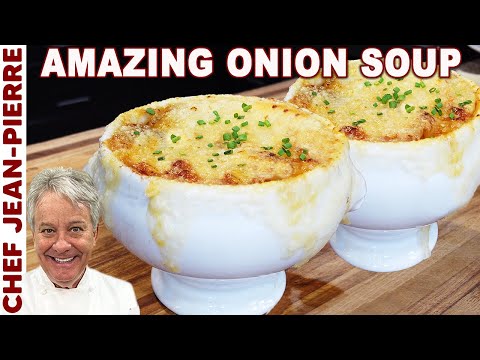 Classic French Onion (Onyo) Soup! | Chef Jean-Pierre