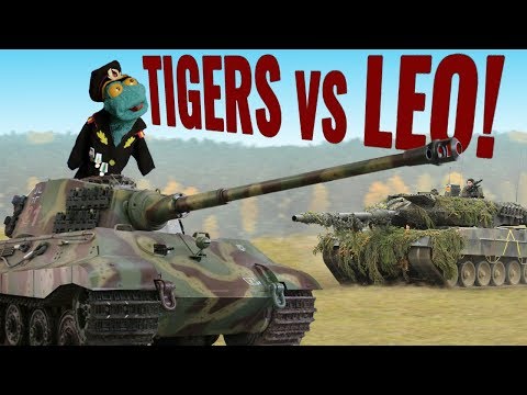 How many Tiger II tanks does it take to defeat a Leopard II?