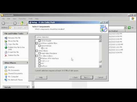 comment installer k lite codec pack full