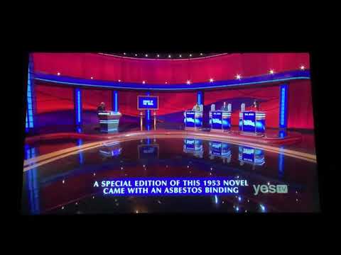 Final Jeopardy, “Books of the 1950’s” 📖 - Kevin Walsh Day 2 (10/9/20)