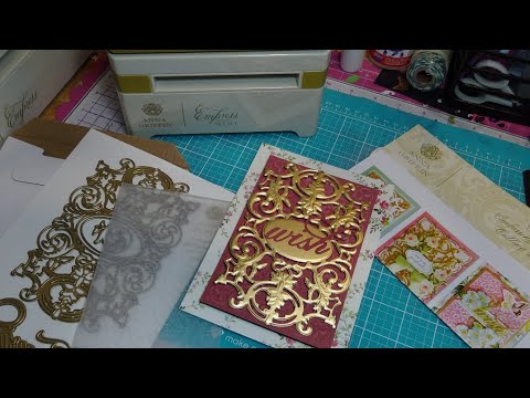 Anna Griffin HSN Empress Mini Autoship #2 Review: "Ornamental" Dies & Embossing Folder Set!