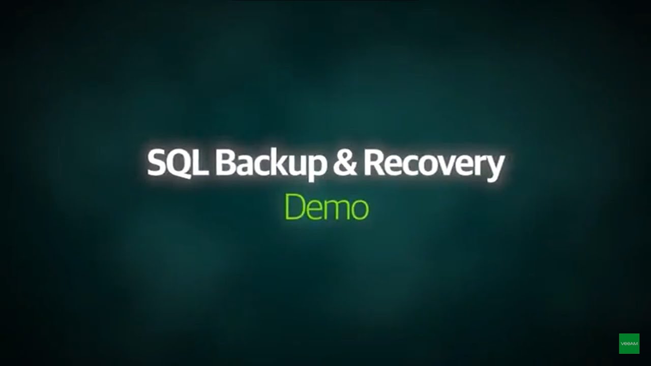 Demo: Backup und Wiederherstellung von SQL video