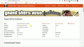 Gta San Andreas All Mission Save File Download
