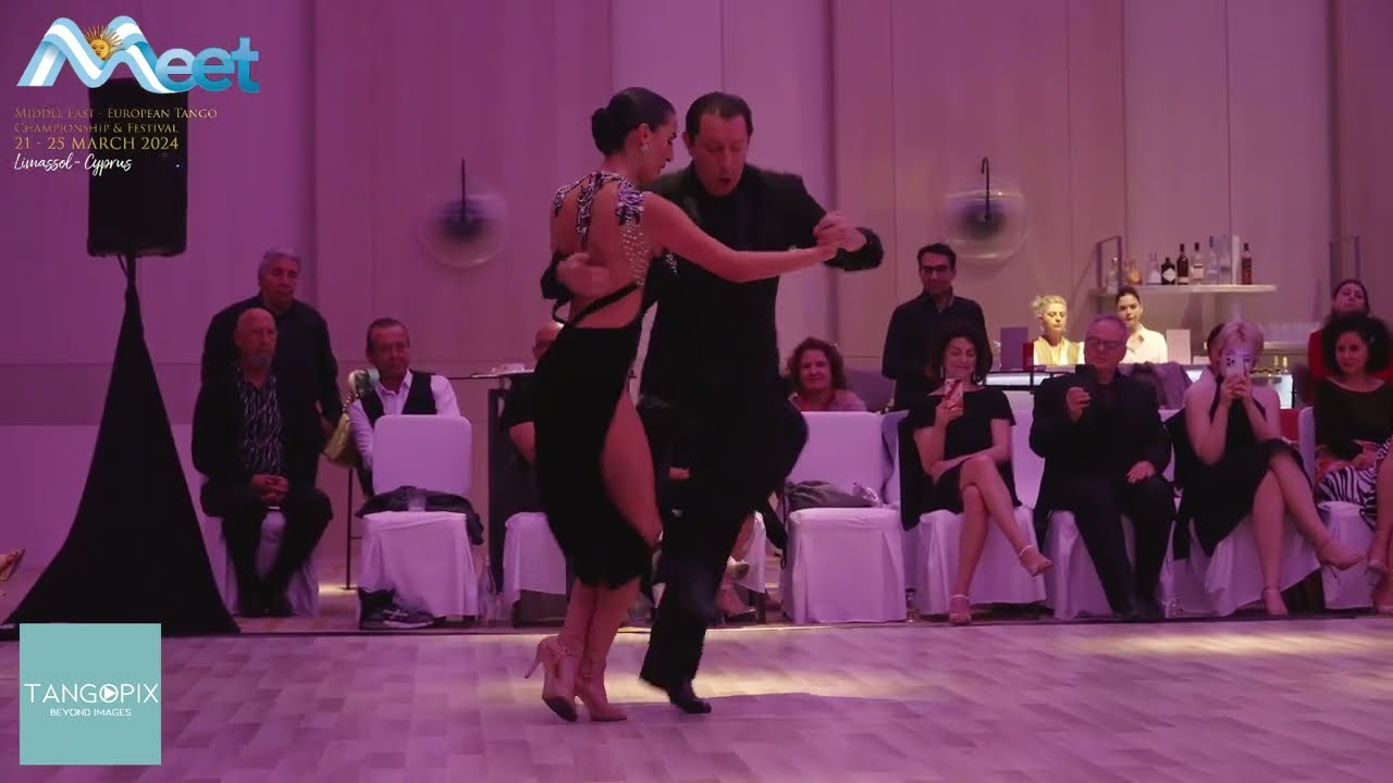 Video thumbnail for MEET TANGO FESTIVAL '24 - Miguel Ángel Zotto & Daiana Gúspero dance A. De Angelis - Flores del Alma