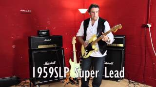 Video thumbnail for Marshall Amp Comparison  SLP1959 v JCM800 by The Clan's Craig McDonald July 2012 by StratGuitarman69