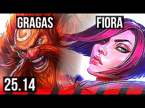 GRAGAS vs FIORA (TOP) | EUNE Master | 25.14
