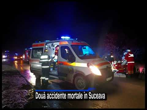 Două accidente mortale în Suceava