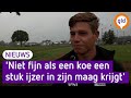 Poetsen geblazen op de Zwarte Cross festivalterrein