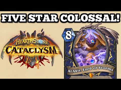 TWO FIVE STAR CARDS! Insane SHAMAN Colossal and Paladin Legendary! Ragnaros Warrior looks AWESOME!