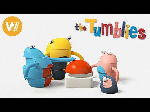Tumblies - Discovering the world with cartoons: Sand-shapes, Skip and Kite flying | Ep. 1