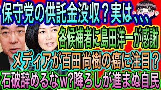 【日本保守党】の供託金没収？実は､､､驚愕の結果に／島田洋一が各候補者に感謝／百田尚樹の癌にメディア注目？