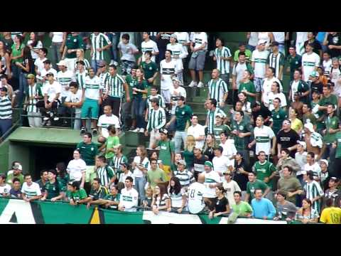 Coritiba 4 x 1 ACP - Vamos, vamos meu verdão (torcida) - Campeonato PR 03-abr-2010
