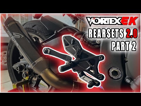 Yamaha R1 Vortex Rearsets Install! Best adjustable rearsets! Part 2