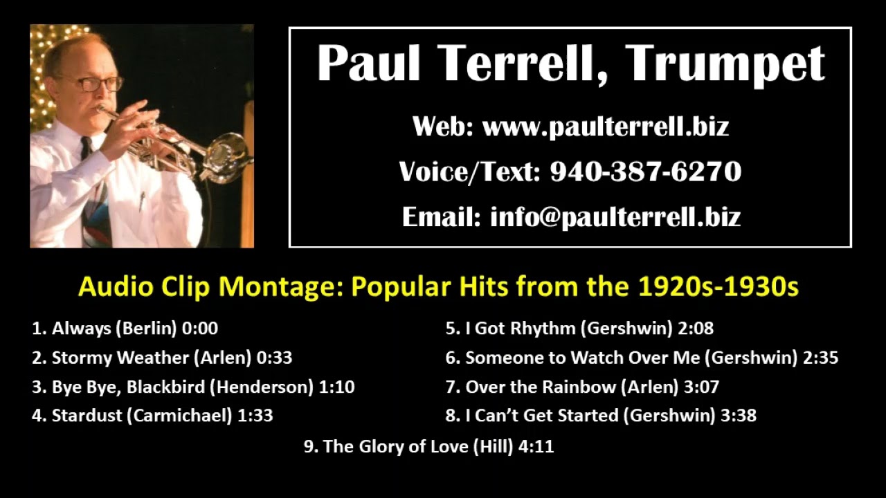 Promotional video thumbnail 3 for Paul Terrell