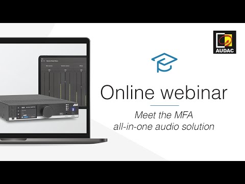 Трансляционный усилитель AUDAC MFA208