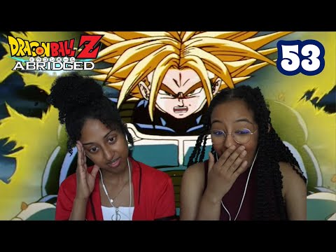 TRUNKS vs PERFECT CELL | DragonBall Z Abridged Episode 53 | Reaction **we never watched DBZ**