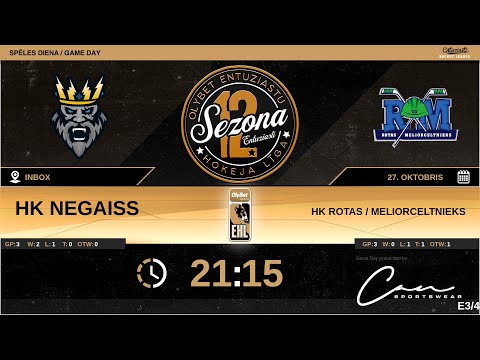 2022 10 27 HK NEGAISS - HK ROTAS / Meliorceltnieks
