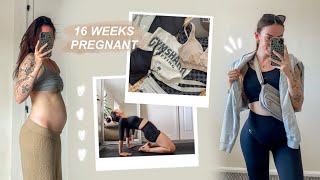 new in gymshark haul *staples* + starting with a fitness coach ✨ 16 weeks pregnant (first baby)