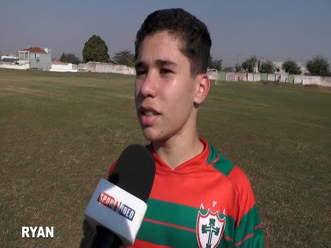 RYAN - SUB-15 DA PORTUGUESA LONRINENSE. GOLEADA NA ESTRÉIA DA COPA NORTE PARANAENSE.