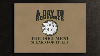 A Day To Remember - The Document Speaks For Itself (Lyric Video)