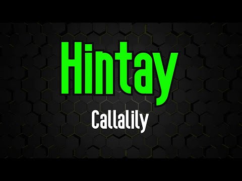 Hintay - Callalily | Original Karaoke Sound