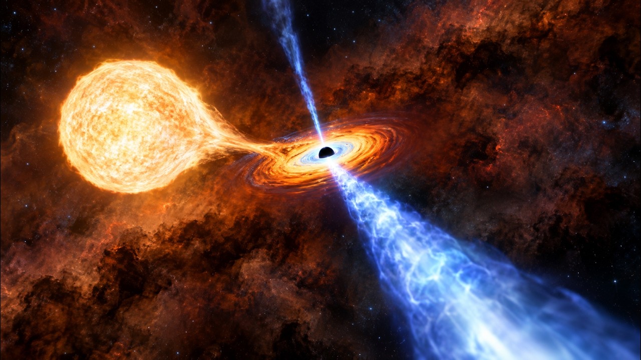 El extraño objeto espacial que nos está disparando materia a 12,000 años luz
