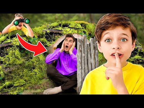 Les Enfants Espionnent Willibed DANS LA FORÊT - Il a la peur de sa vie !