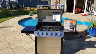 New Char-Broil Gas grill burn-in and seasoning