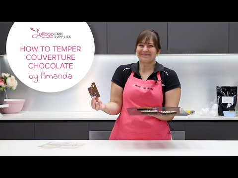 How to Temper Couverture Chocolate