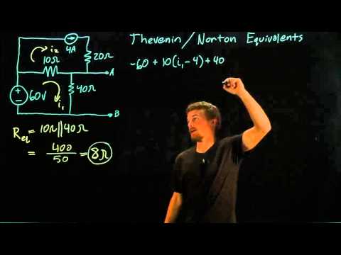 Circuits 1 - Thevenin and Norton Equivalents