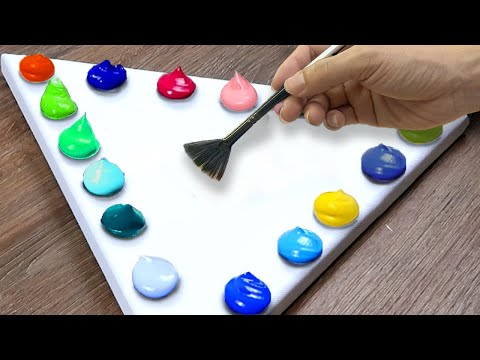 Mind-Blowing Acrylic Painting TRICK on Canvas: Dolphin and Sunset Fantasy Art | EASY Tutorial