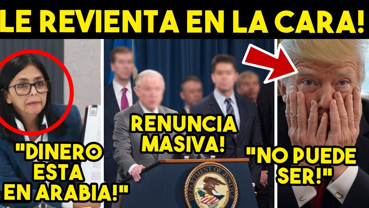 TRUMP HELADO! DESBANDADA EN EU, SE CAE ACUSACION. VENEZUELA ENCUENTRA LANA EN ARABIA. HOY