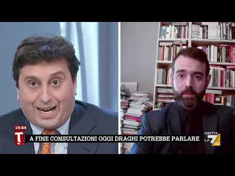 Parenzo vs Borgonovo: "Ti vedo sofferente, ti faccio una carezza. Draghi ha salvato l'euro"