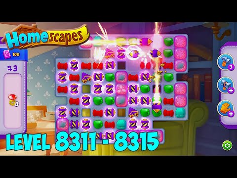 Homescapes level 8311 8312 8313 8314 8315 🏡 Playrix HD
