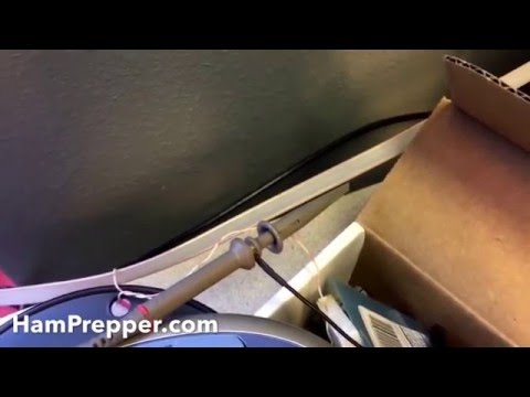 Simple Ham Radio Station Monitor Sampling With Scope Probe