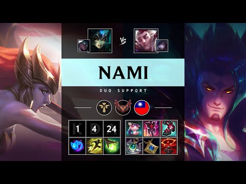 Nami Support vs Rakan - TW Grandmaster Patch 25.11