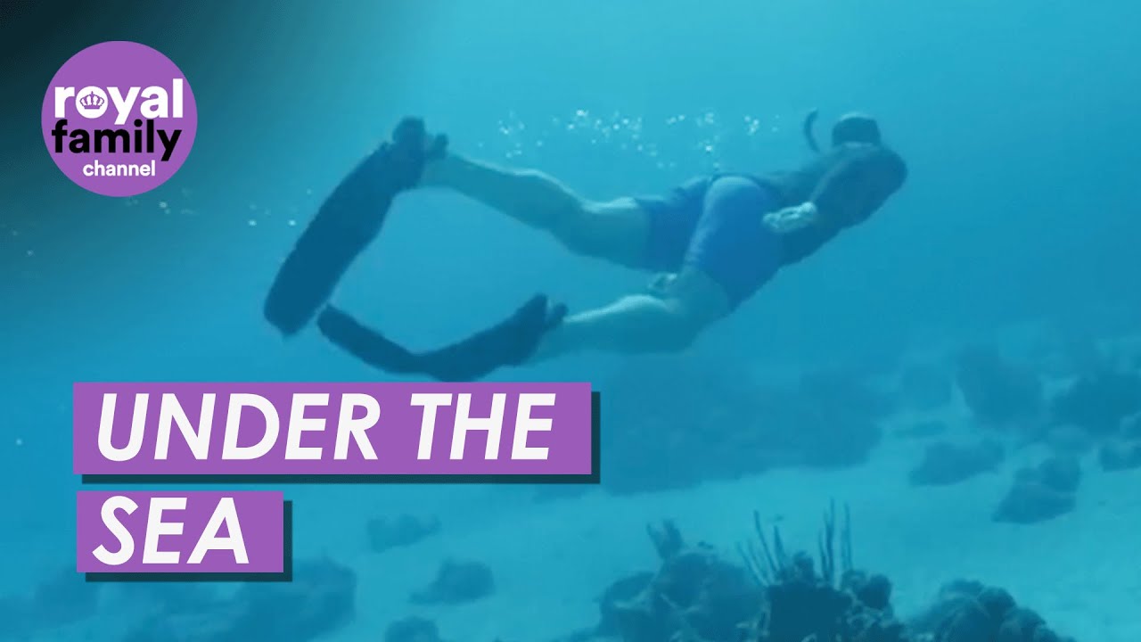Prince And Princess of Wales Go Snorkelling In Bahamas - YouTube
